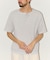 ワッフル フェイクレイヤード ヘンリーネック Tシャツ