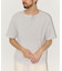 ワッフル フェイクレイヤード ヘンリーネック Tシャツ