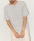 ワッフル フェイクレイヤード ヘンリーネック Tシャツ