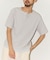 ワッフル フェイクレイヤード ヘンリーネック Tシャツ