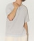 ワッフル フェイクレイヤード ヘンリーネック Tシャツ