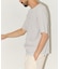 ワッフル フェイクレイヤード ヘンリーネック Tシャツ