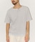 ワッフル フェイクレイヤード ヘンリーネック Tシャツ