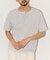 ワッフル フェイクレイヤード ヘンリーネック Tシャツ