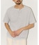ワッフル フェイクレイヤード ヘンリーネック Tシャツ