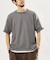 シアーニット＆コットンTシャツ レイヤードセット