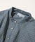 Indigo Madras Check Pullover Stand Collar Shirt