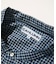 Indigo Madras Check Pullover Stand Collar Shirt