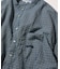Indigo Madras Check Pullover Stand Collar Shirt