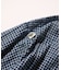 Indigo Madras Check Pullover Stand Collar Shirt