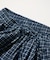 Indigo Madras Check Cropped Easy Pant