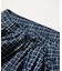 Indigo Madras Check Cropped Easy Pant