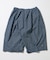 Indigo Madras Check Cropped Easy Pant