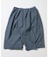 Indigo Madras Check Cropped Easy Pant