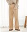 ベルト付き タックパンツ