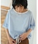 ワイド ドロスト ボーダーTシャツ
