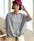 ワイド ドロスト ボーダーTシャツ