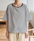 ワイド ドロスト ボーダーTシャツ