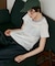 別注 Light Panel Rib Crew Tee