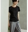 別注 Light Panel Rib Crew Tee