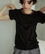 別注 Light Panel Rib Crew Tee