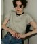 別注 Light Panel Rib Crew Tee