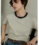 別注 Light Panel Rib Crew Tee