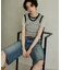 別注 Light Panel Rib Crew Tee