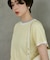 別注 Light Panel Rib Crew Tee