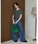 別注 Panel Rib Half Sleeve Tee