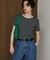 別注 Panel Rib Half Sleeve Tee