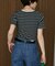 別注 Panel Rib Half Sleeve Tee