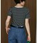 別注 Panel Rib Half Sleeve Tee