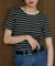 別注 Panel Rib Half Sleeve Tee