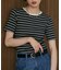 別注 Panel Rib Half Sleeve Tee