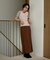 別注 Panel Rib Half Sleeve Tee