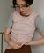 別注 Panel Rib Half Sleeve Tee