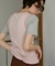 別注 Panel Rib Half Sleeve Tee