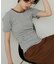 別注 Panel Rib Half Sleeve Tee