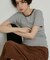 別注 Panel Rib Half Sleeve Tee