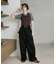 別注 Panel Rib Half Sleeve Tee