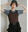 別注 Panel Rib Half Sleeve Tee