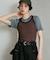 別注 Panel Rib Half Sleeve Tee