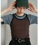 別注 Panel Rib Half Sleeve Tee