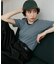 別注 Panel Rib Half Sleeve Tee