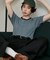 別注 Panel Rib Half Sleeve Tee