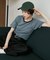別注 Panel Rib Half Sleeve Tee