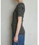 別注 Panel Rib Half Sleeve Tee