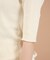 リボン付き 2WAY ワッフル 5分袖Tシャツ