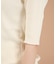 リボン付き 2WAY ワッフル 5分袖Tシャツ